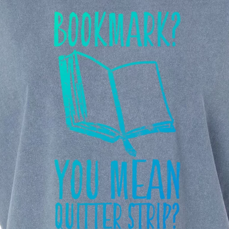 Unique Bookmark Perfect Book Nerd Cute Gift Garment-Dyed Women's Muscle Tee