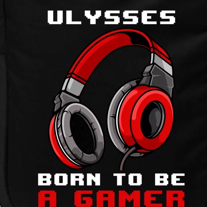 Ulysses Born To Be A Gamer Personalized Gift Impact Tech Backpack