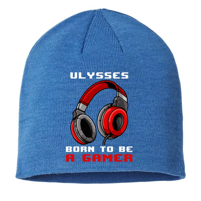 Ulysses Born To Be A Gamer Personalized Gift 8 1/2in Sustainable Knit Beanie