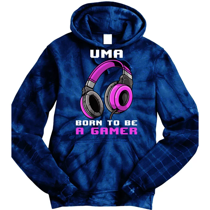 Uma Born To Be A Gamer Personalized Gift For Gamer Player Tie Dye Hoodie