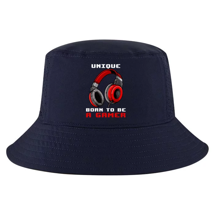 Unique Born To Be A Gamer Personalized Gift Cool Comfort Performance Bucket Hat