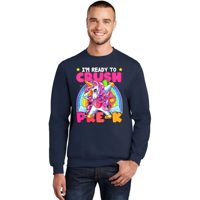 Unicorn Back To School Magical School Supplies Enchanting Classroom Decor Uni Tall Sweatshirt