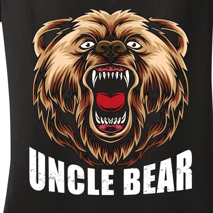 Uncle Bear Women's V-Neck T-Shirt