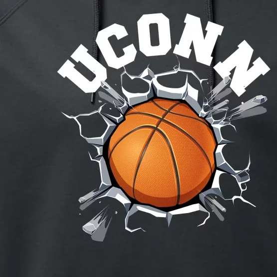 Uconn Basketball Performance Fleece Hoodie