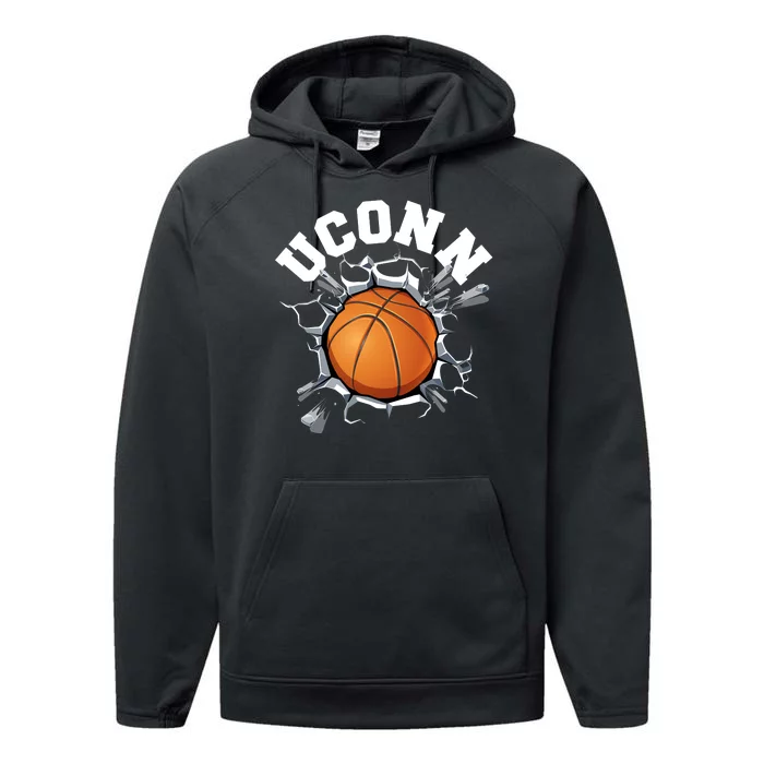 Uconn Basketball Performance Fleece Hoodie