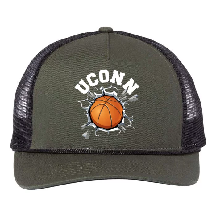 Uconn Basketball Retro Rope Trucker Hat Cap