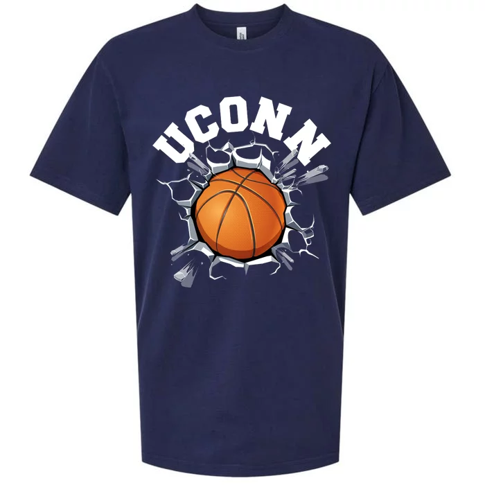 Uconn Basketball Sueded Cloud Jersey T-Shirt