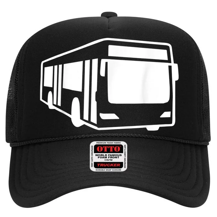 Urban Bus High Crown Mesh Trucker Hat