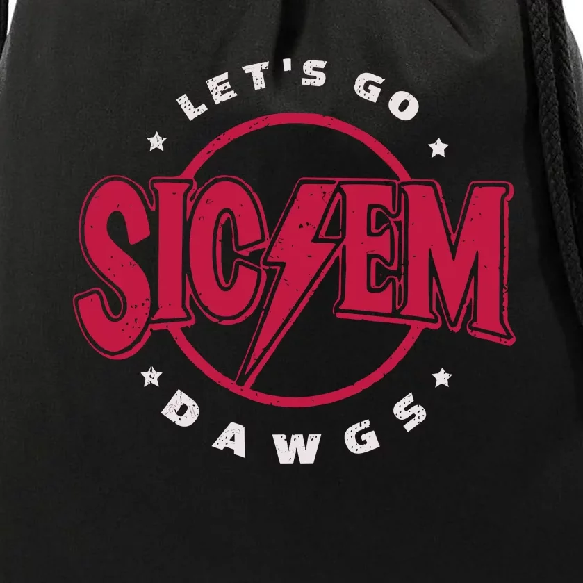 U.G.A Bulldogs Drawstring Bag