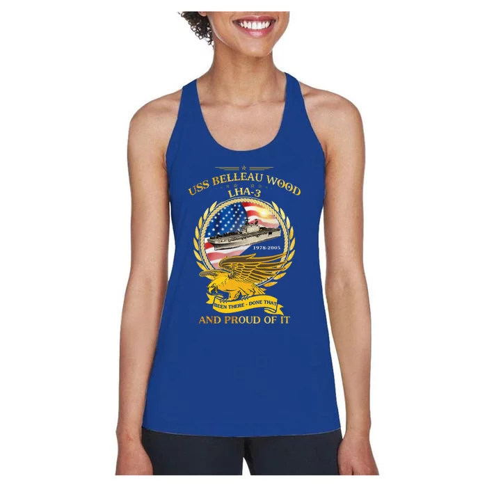 Uss Belleau Wood 19782005 Women's Racerback Tank