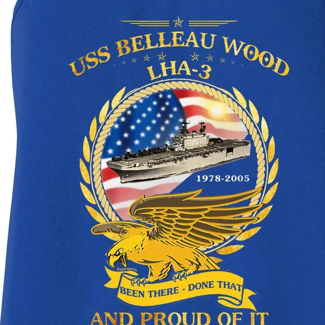 Uss Belleau Wood 19782005 Women's Racerback Tank