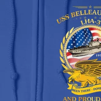 Uss Belleau Wood 19782005 Full Zip Hoodie