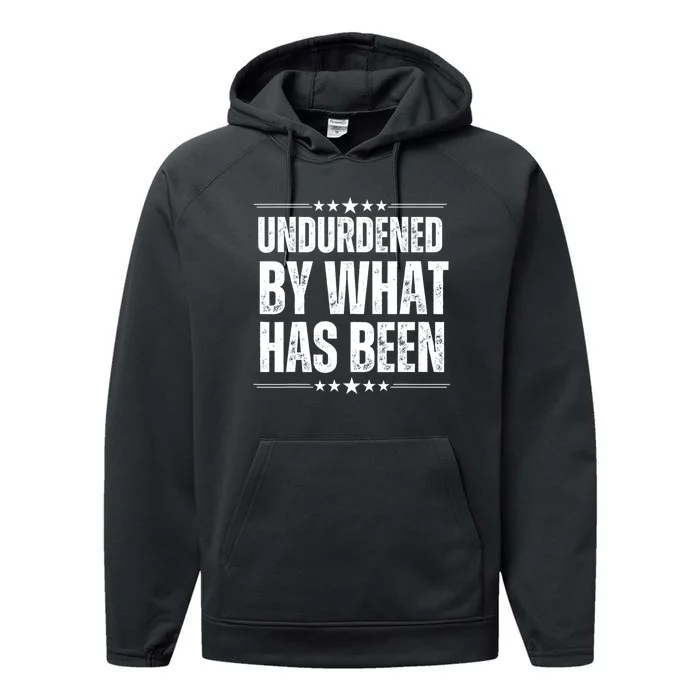 Unburdened By What Has Been Performance Fleece Hoodie