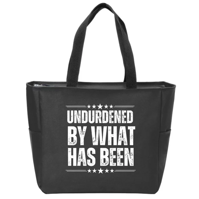 Unburdened By What Has Been Zip Tote Bag