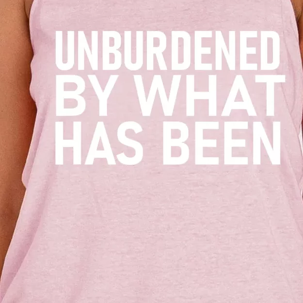 Unburdened By What Has Been Women's Knotted Racerback Tank