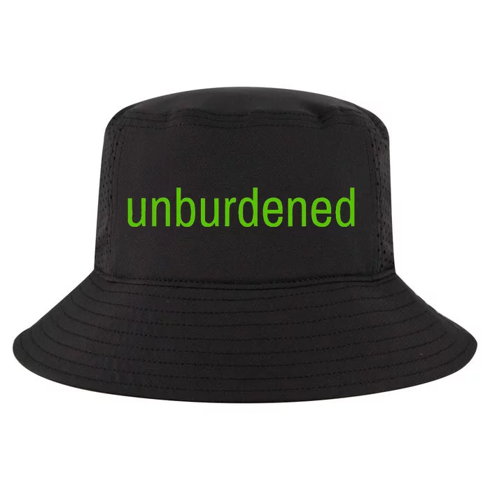 Unburdened By What Has Been Funny Lime Green Cool Comfort Performance Bucket Hat