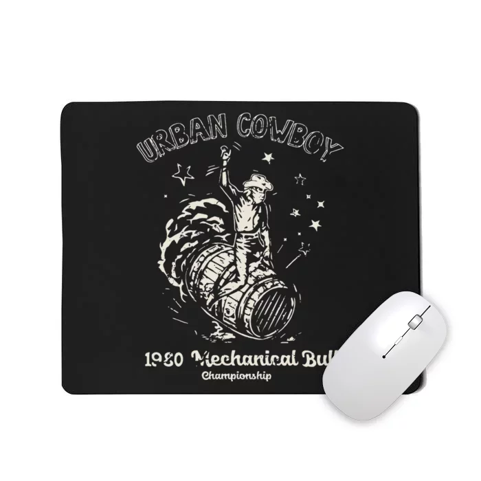 Urban Cowboy 1980S Mechanical Bull Mousepad