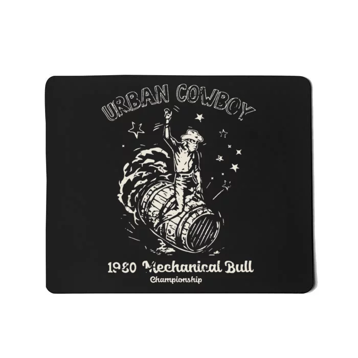 Urban Cowboy 1980S Mechanical Bull Mousepad