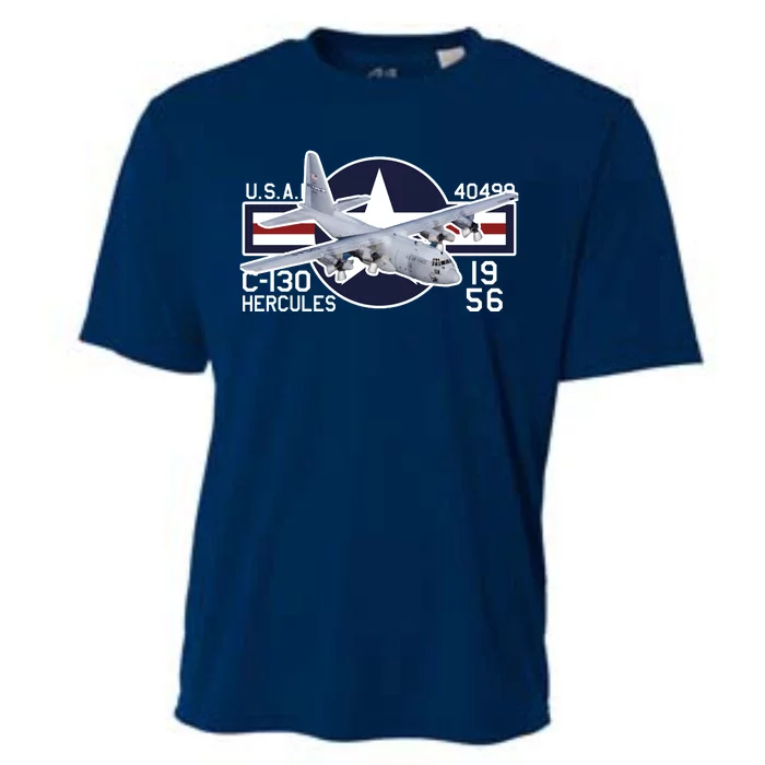 USAF C 130 Hercules Aircraft Cooling Performance Crew T-Shirt