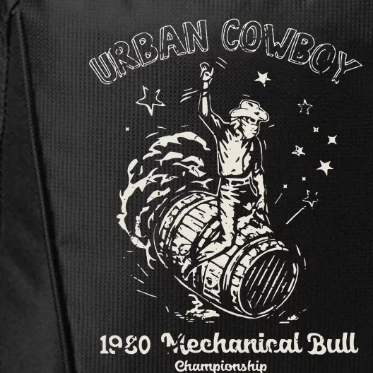 Urban Cowboy 1980S Mechanical Bull City Backpack