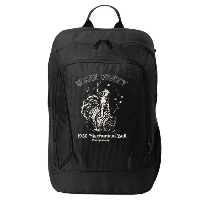 Urban Cowboy 1980S Mechanical Bull City Backpack