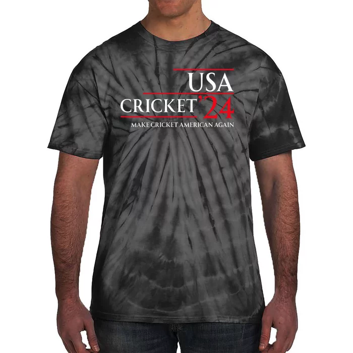 Usa Cricket 24 Make Cricket American Again Tie-Dye T-Shirt