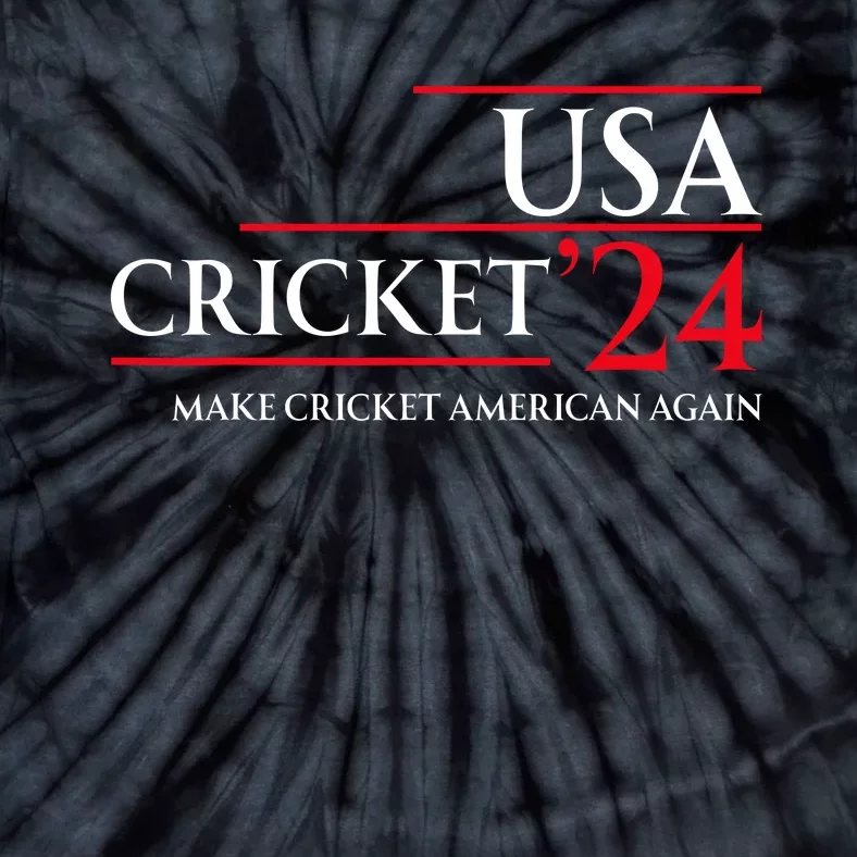 Usa Cricket 24 Make Cricket American Again Tie-Dye T-Shirt