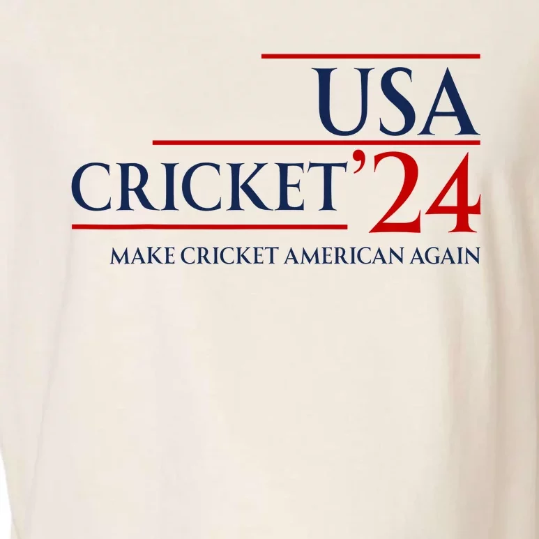 Usa Cricket 24 Make Cricket American Again Garment-Dyed Women's Muscle Tee