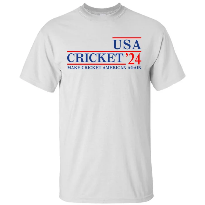 Usa Cricket 24 Make Cricket American Again Tall T-Shirt