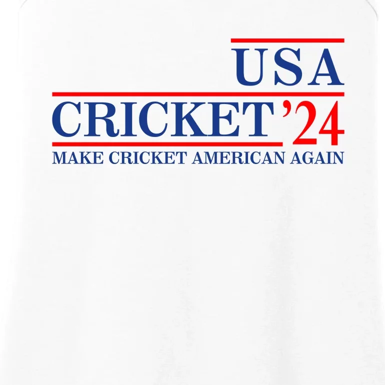 Usa Cricket 24 Make Cricket American Again Ladies Essential Tank