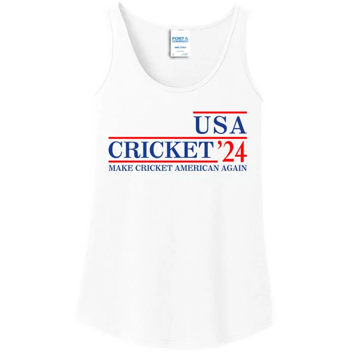 Usa Cricket 24 Make Cricket American Again Ladies Essential Tank