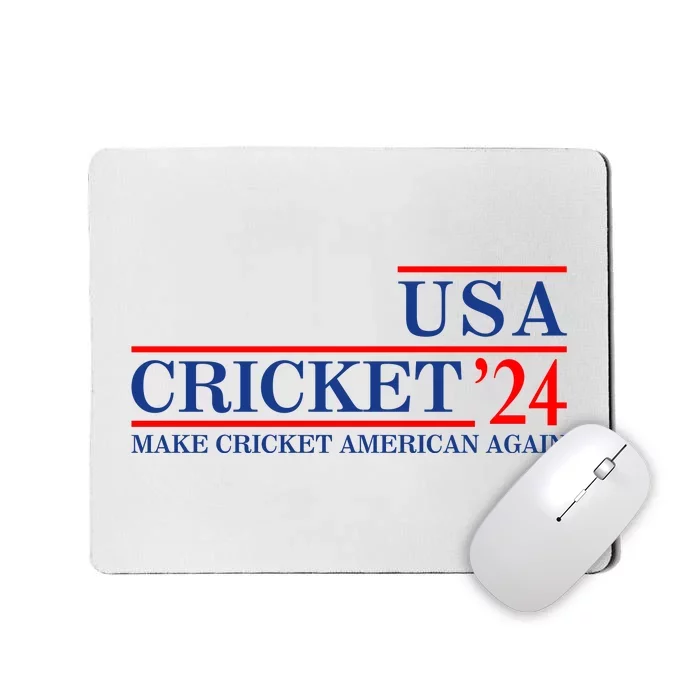 Usa Cricket 24 Make Cricket American Again Mousepad