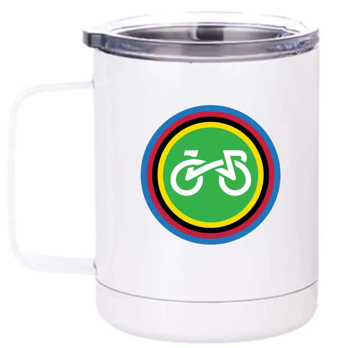 Uci Cycling Addict Front & Back 12oz Stainless Steel Tumbler Cup