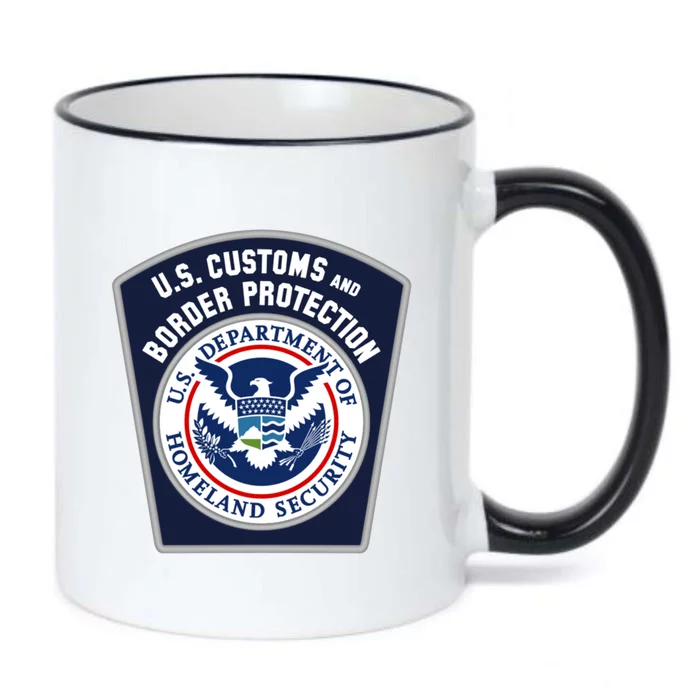 Us Customs And Border Protection Cbp Security Patrol Gift Black Color Changing Mug