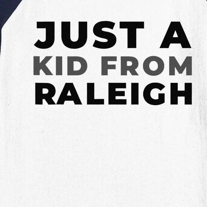 Us City American Just A From North Carolina Raleigh Baseball Sleeve Shirt