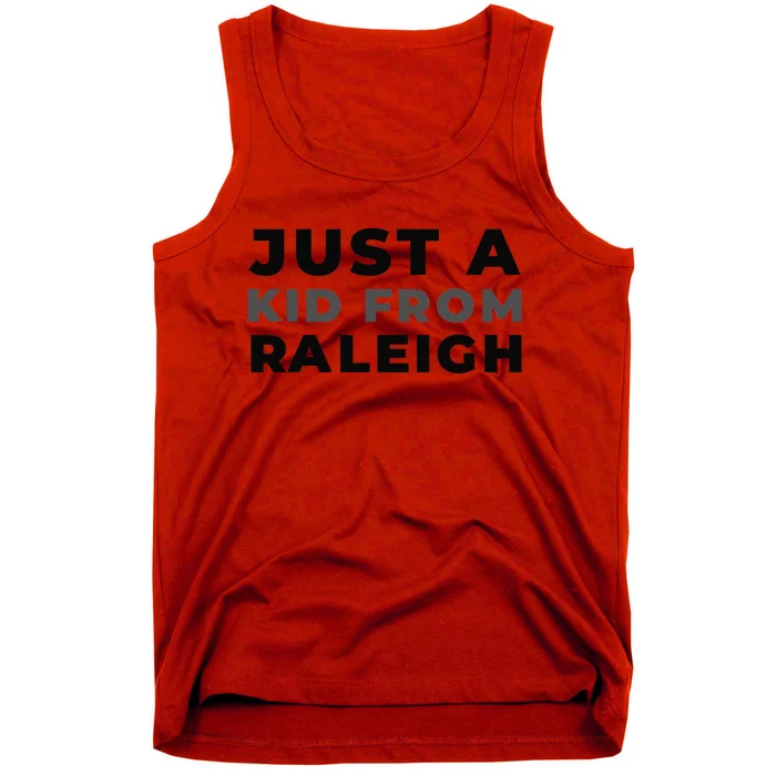 Us City American Just A From North Carolina Raleigh Tank Top