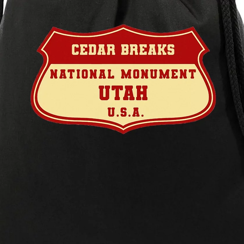 Utah Cedar Breaks National Monument Drawstring Bag