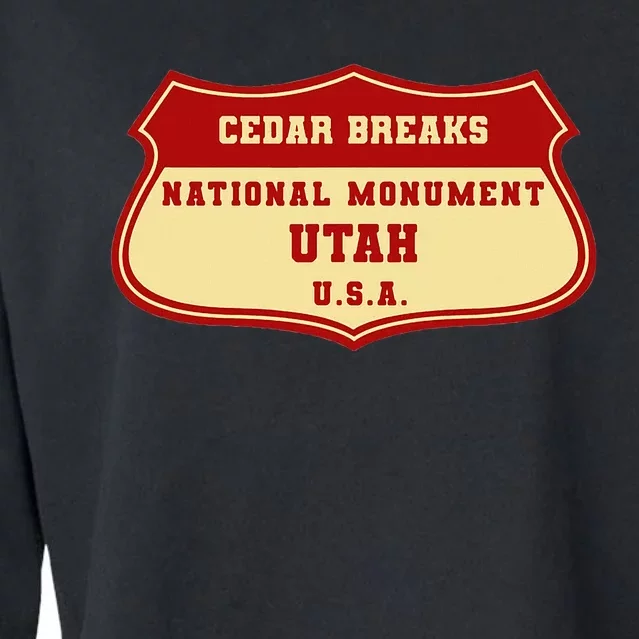 Utah Cedar Breaks National Monument Cropped Pullover Crew