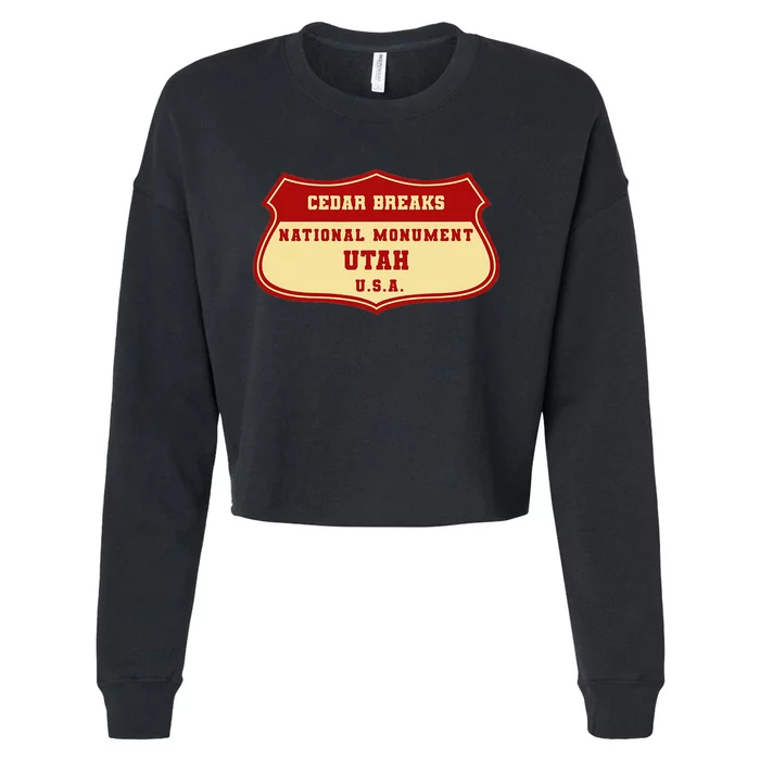 Utah Cedar Breaks National Monument Cropped Pullover Crew