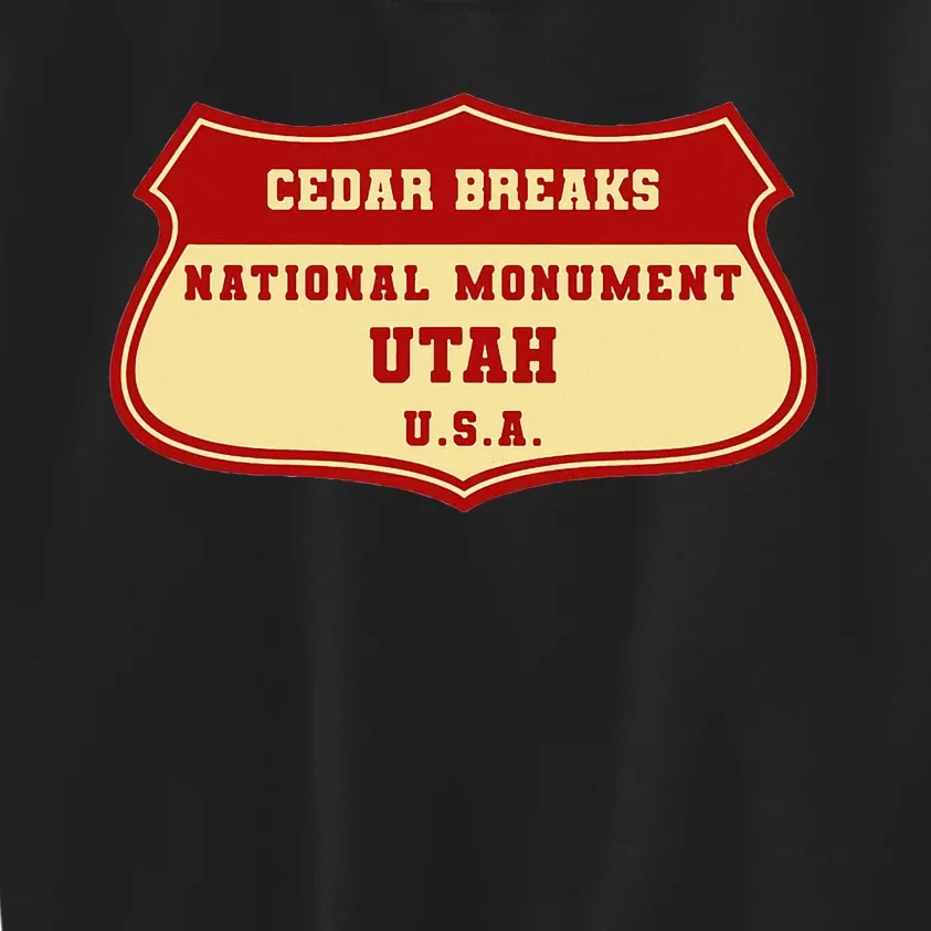 Utah Cedar Breaks National Monument Kids Sweatshirt