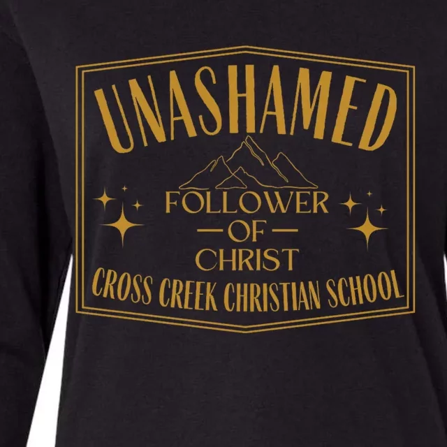 Unashamed Cross Creek 2324 Design Womens Cotton Relaxed Long Sleeve T-Shirt