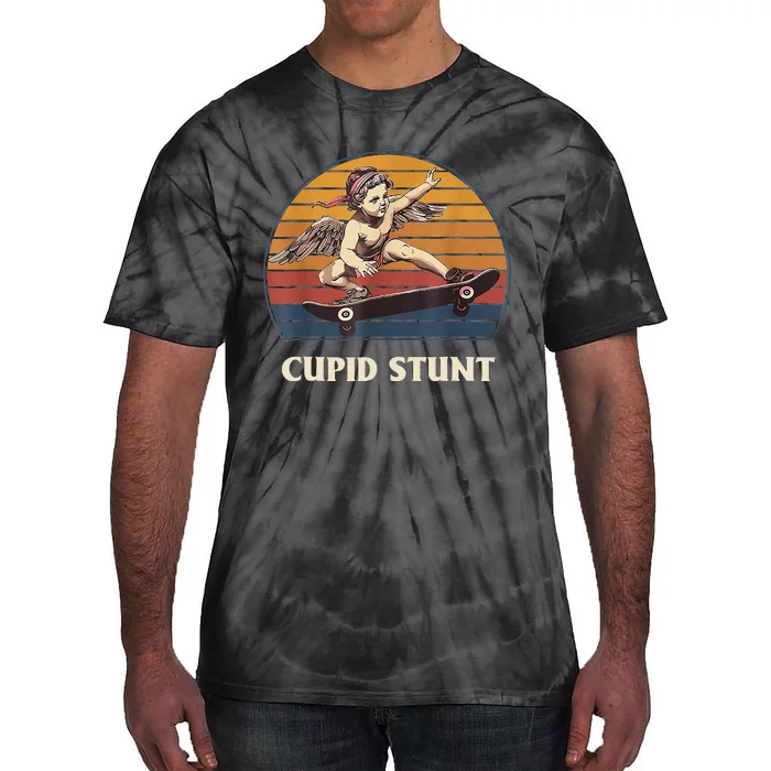 Unhinged Cringe Cupid Stunt Tie-Dye T-Shirt