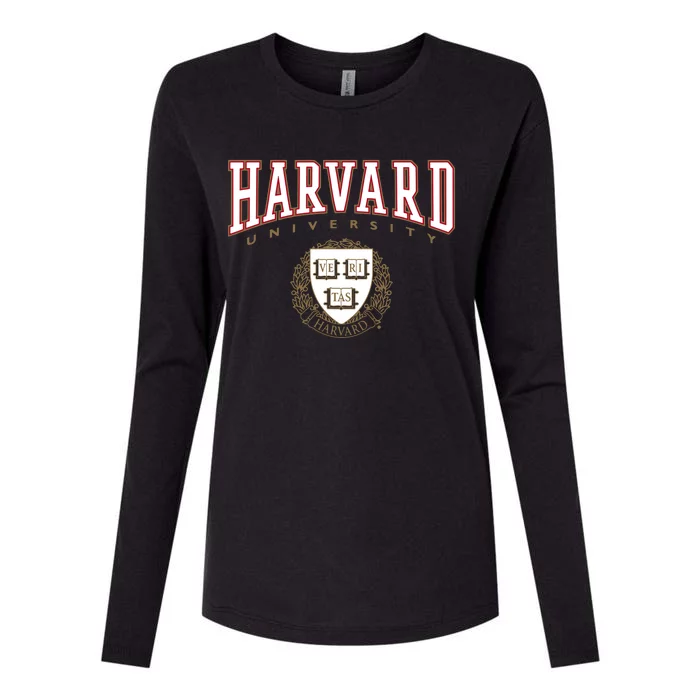 University Classic Crest Womens Cotton Relaxed Long Sleeve T-Shirt