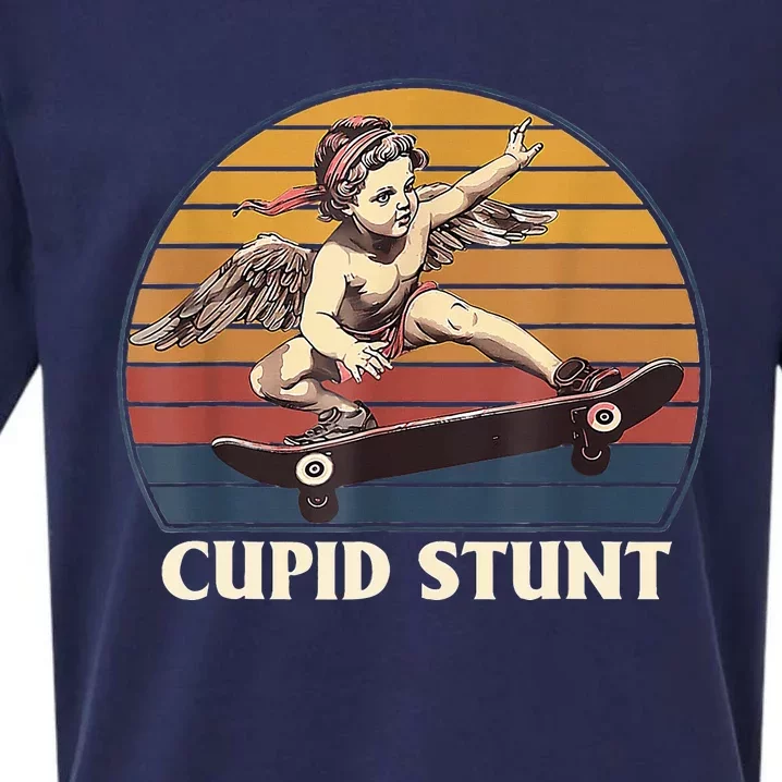 Unhinged Cringe Cupid Stunt Sueded Cloud Jersey T-Shirt