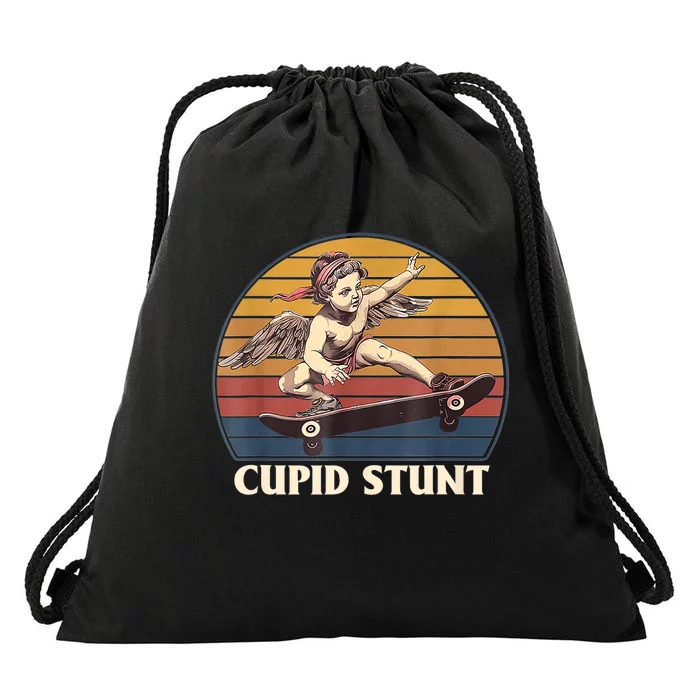 Unhinged Cringe Cupid Stunt Drawstring Bag