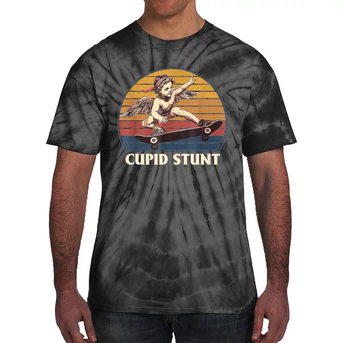 Unhinged Cringe Cupid Stunt Tie-Dye T-Shirt