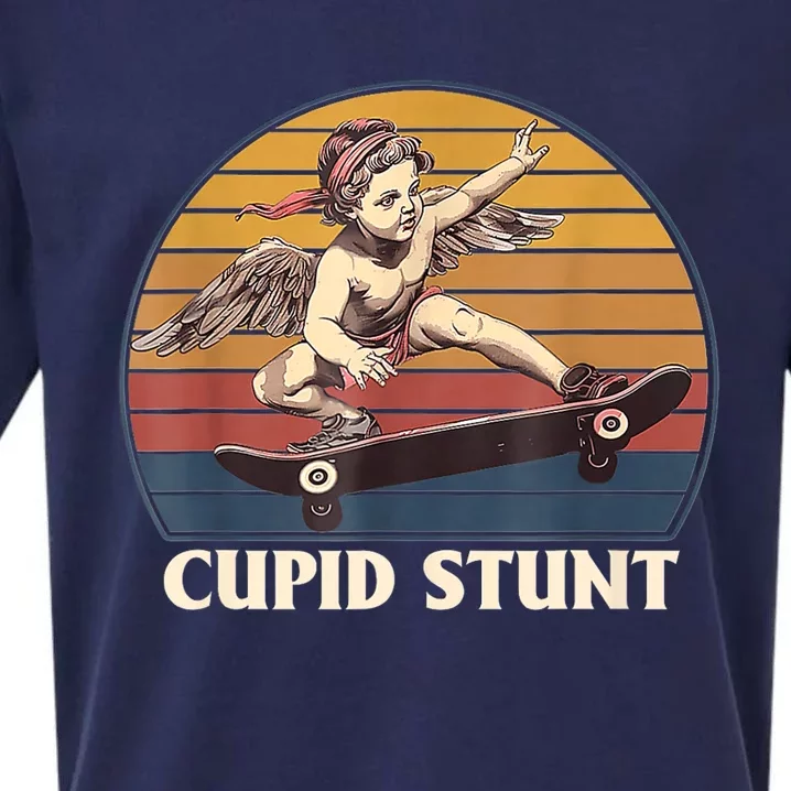 Unhinged Cringe Cupid Stunt Sueded Cloud Jersey T-Shirt