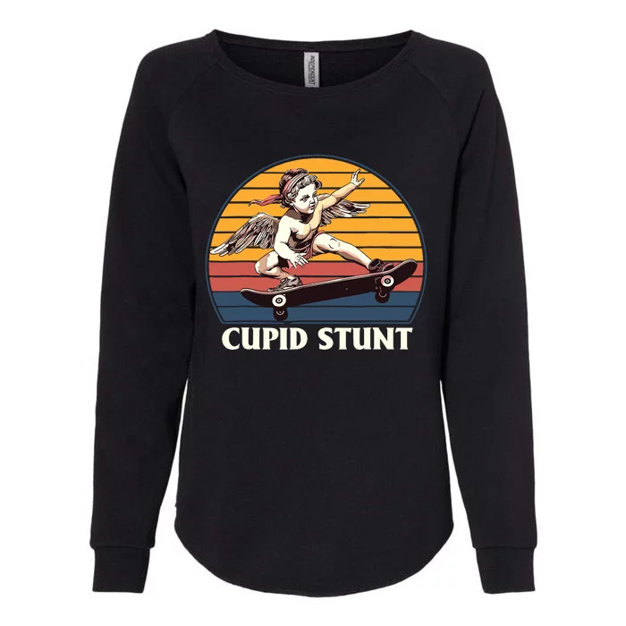 Unhinged Cringe Cupid Stunt Womens California Wash Sweatshirt