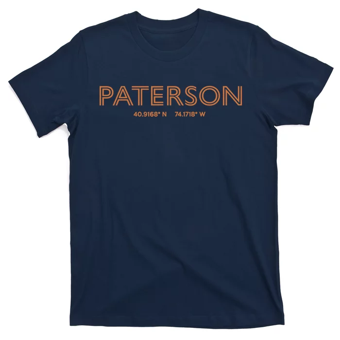 USA City Coordinates US Paterson T-Shirt