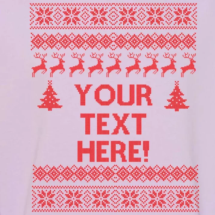 Custom Personalized Ugly Christmas Sweater Family Garment-Dyed Sweatshirt